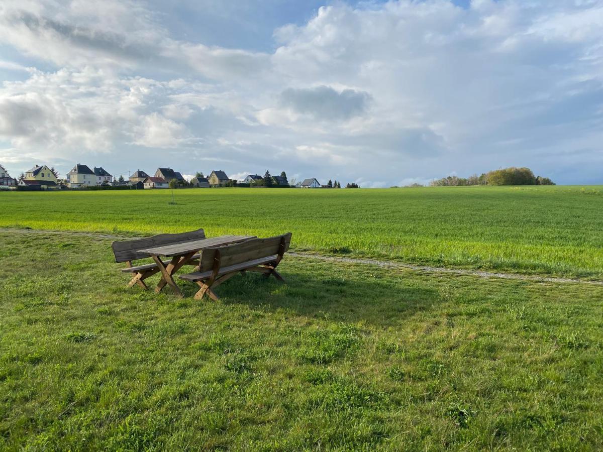 Ferienwohnungen Am Feldrain - Gornau Im Erzgebirge Zschopau Exteriör bild